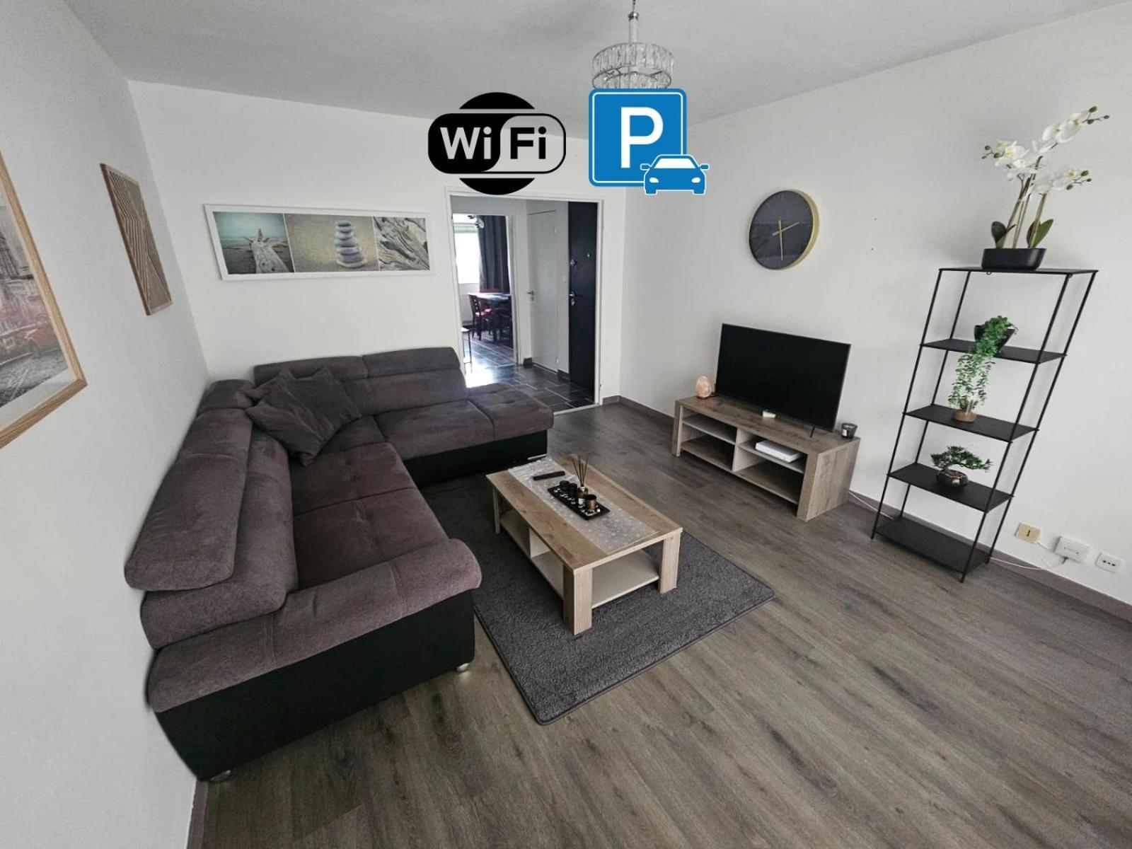 Charmant Appartement Moderne 71M2 A Illzach - Mulhouse - Parking Gratuit Extérieur photo